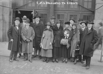 C.P.I. Delegates to Europe, 1917-8 by George Grantham Bain